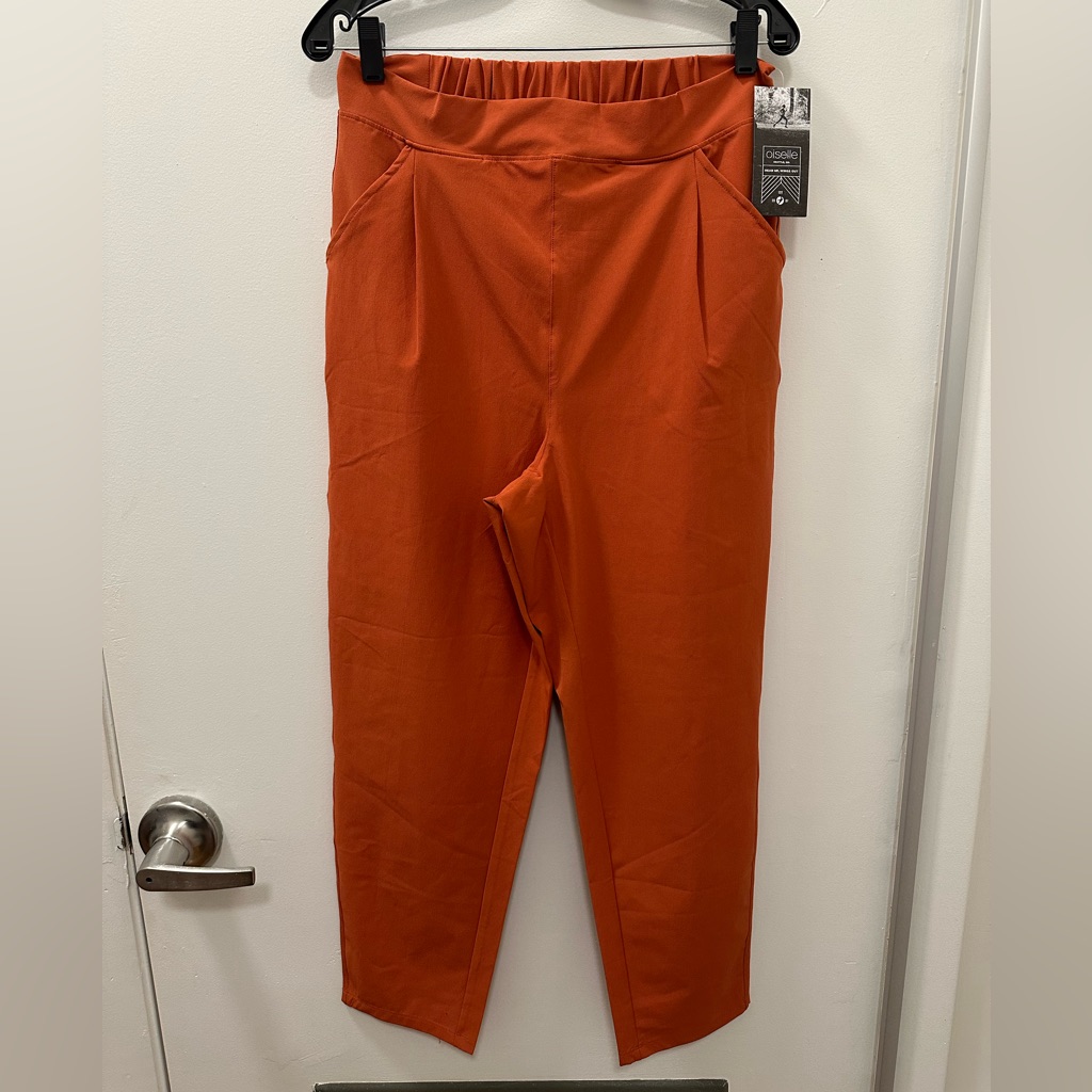 Oiselle Orange Casual Bottoms